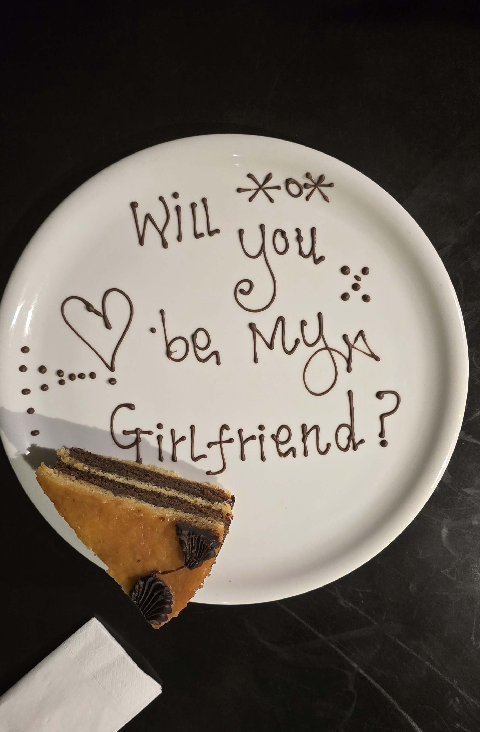 Will you be my girlfriend
